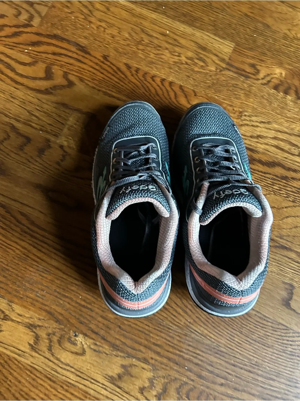 GDEFY Athletic Walking Running Shoes Women’s Size 9.5 Gray Pink Teal - Picture 6 of 14